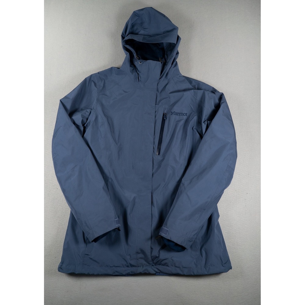 Marmot women’s Navy Blue Hooded Waterproof Jacket